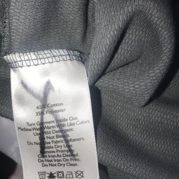 MENS EDDIE BAUER GRAY SHORT SLEEVE POLO - Picture 5 of 5